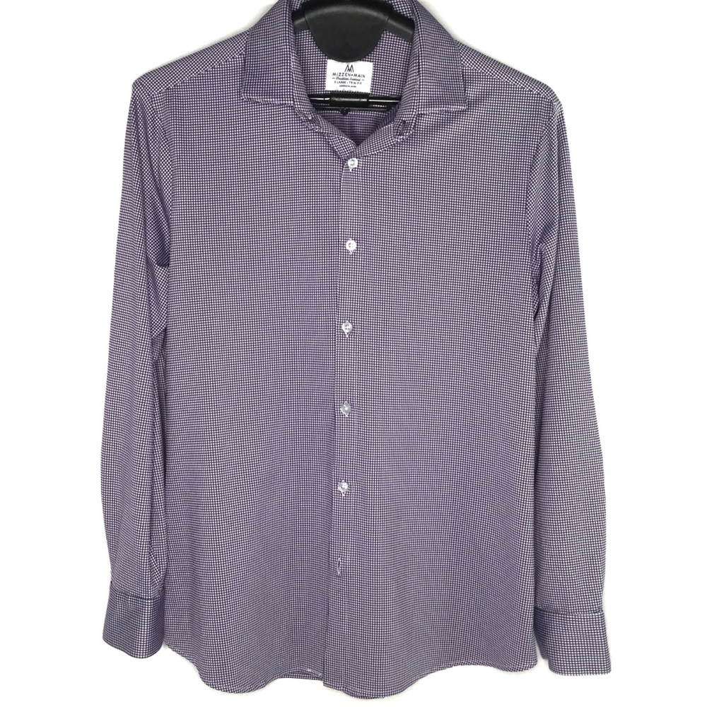 Mizzen+Main Men’s Long Sleeve Shirt Trim Fit XL